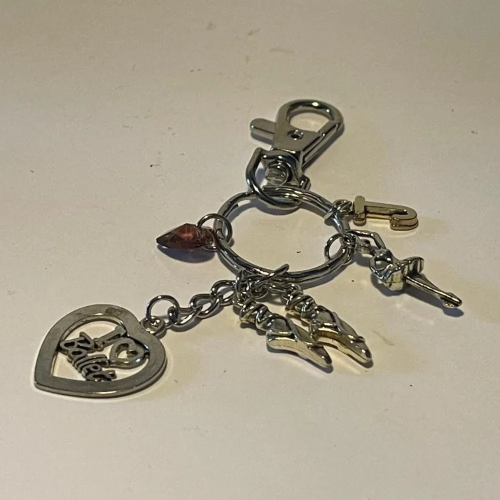 I Love Ballet Keychain NEW